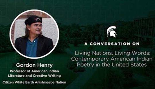 Conversations with CAL featuring Gordon Henry and Contemporary American Indian Poetry