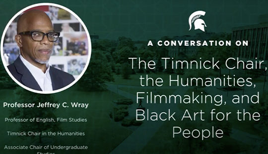 Conversations with CAL on the Timnick Chair,  Humanities, Filmmaking, and Black Art