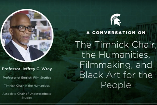 Conversations with CAL on the Timnick Chair,  Humanities, Filmmaking, and Black Art