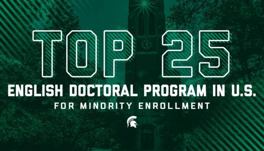 MSU English Doctoral Program Ranks in Top 25 Nationally for Minority Student Enrollment